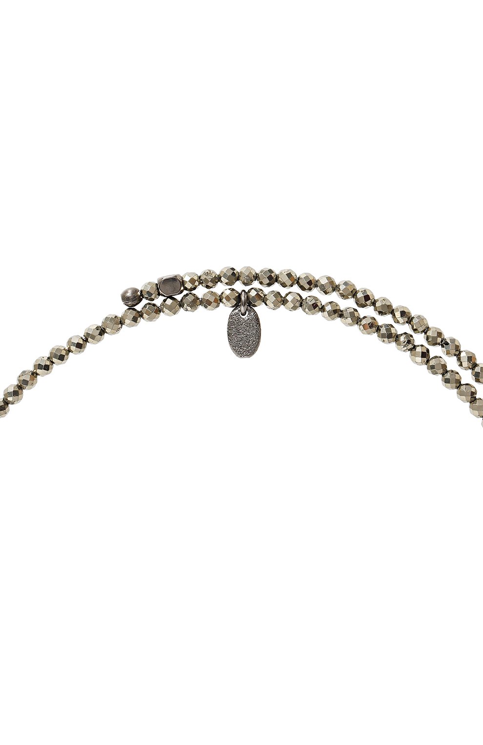 Колье BRUNELLO CUCINELLI серебряного цвета по цене 76500 руб., арт. MC0W9LP45, фото 3 Колье BRUNELLO CUCINELLI, арт. MC0W9LP45, фото 3