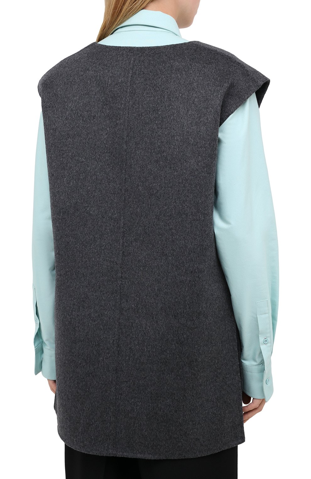 Жилет из шерсти и кашемира TOTEME, арт. ALC0BA 201-101-722, фото 4