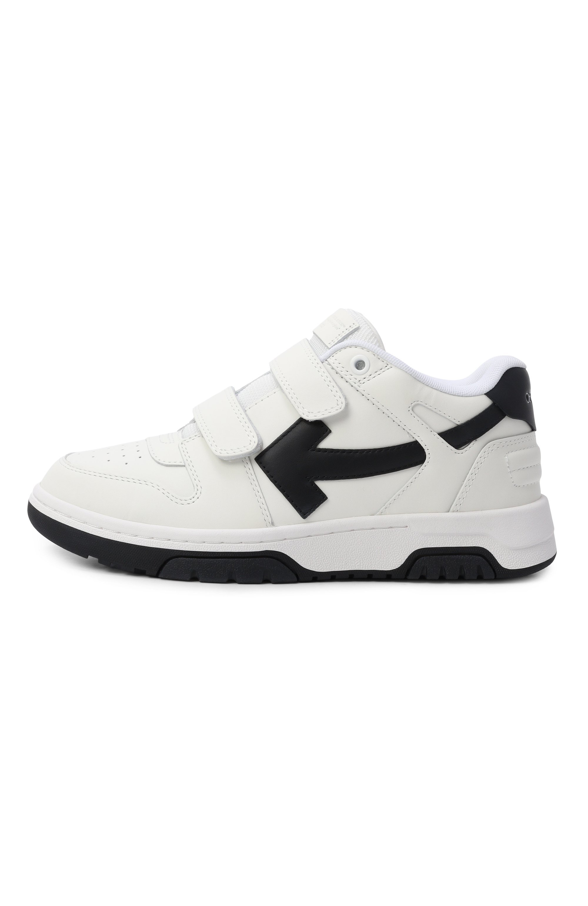 Комбинированные кеды out of office OFF-WHITE, арт. 0BIA008C99LEA002_001, фото 2