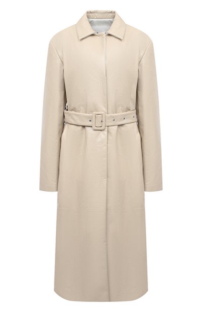 Кожаное пальто JIL SANDER, арт. JSPR651071-WRL00002A, фото 1