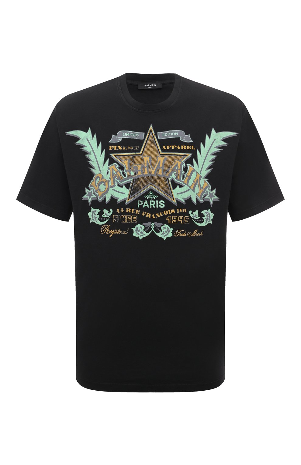 Хлопковая футболка BALMAIN, арт. CH1EG000/GD28, фото 1