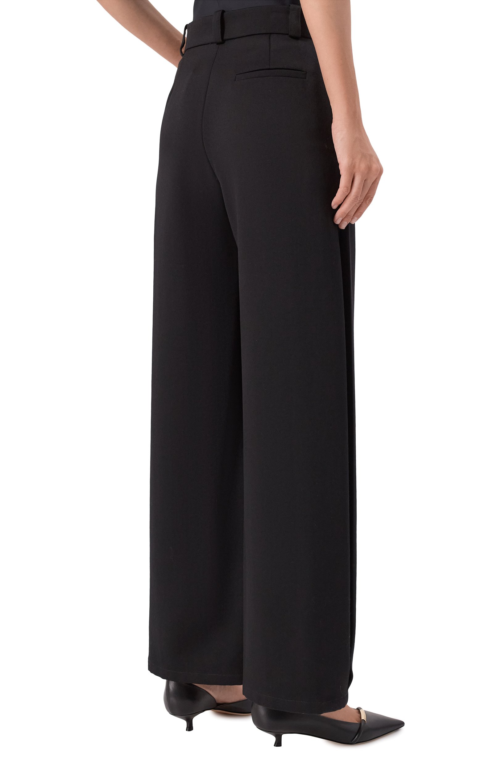 Шерстяные брюки GIORGIO ARMANI черного цвета по цене 215000 руб., арт. GW003478/TE10936, фото 4 Шерстяные брюки GIORGIO ARMANI, арт. GW003478/TE10936, фото 4