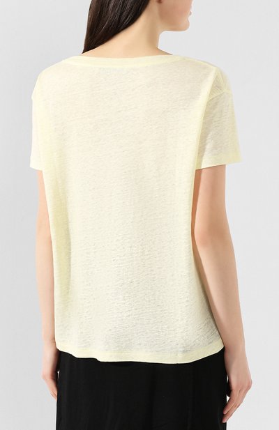 Льняная футболка ACNE STUDIOS, арт. 15G176, фото 4