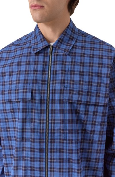 Хлопковая рубашка ZILLI, арт. SP0X01M010012133Q, фото 5