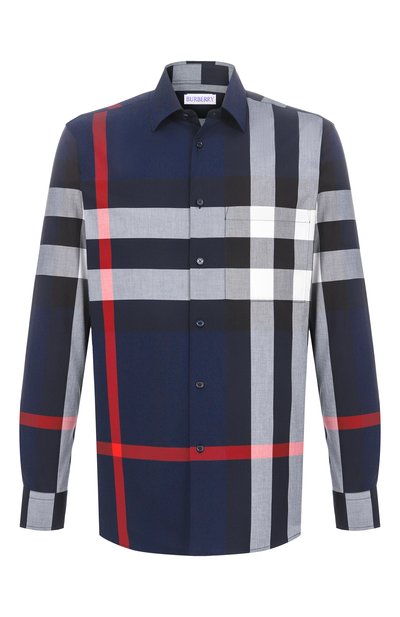 Мужская хлопковая рубашка BURBERRY, арт. 8073216