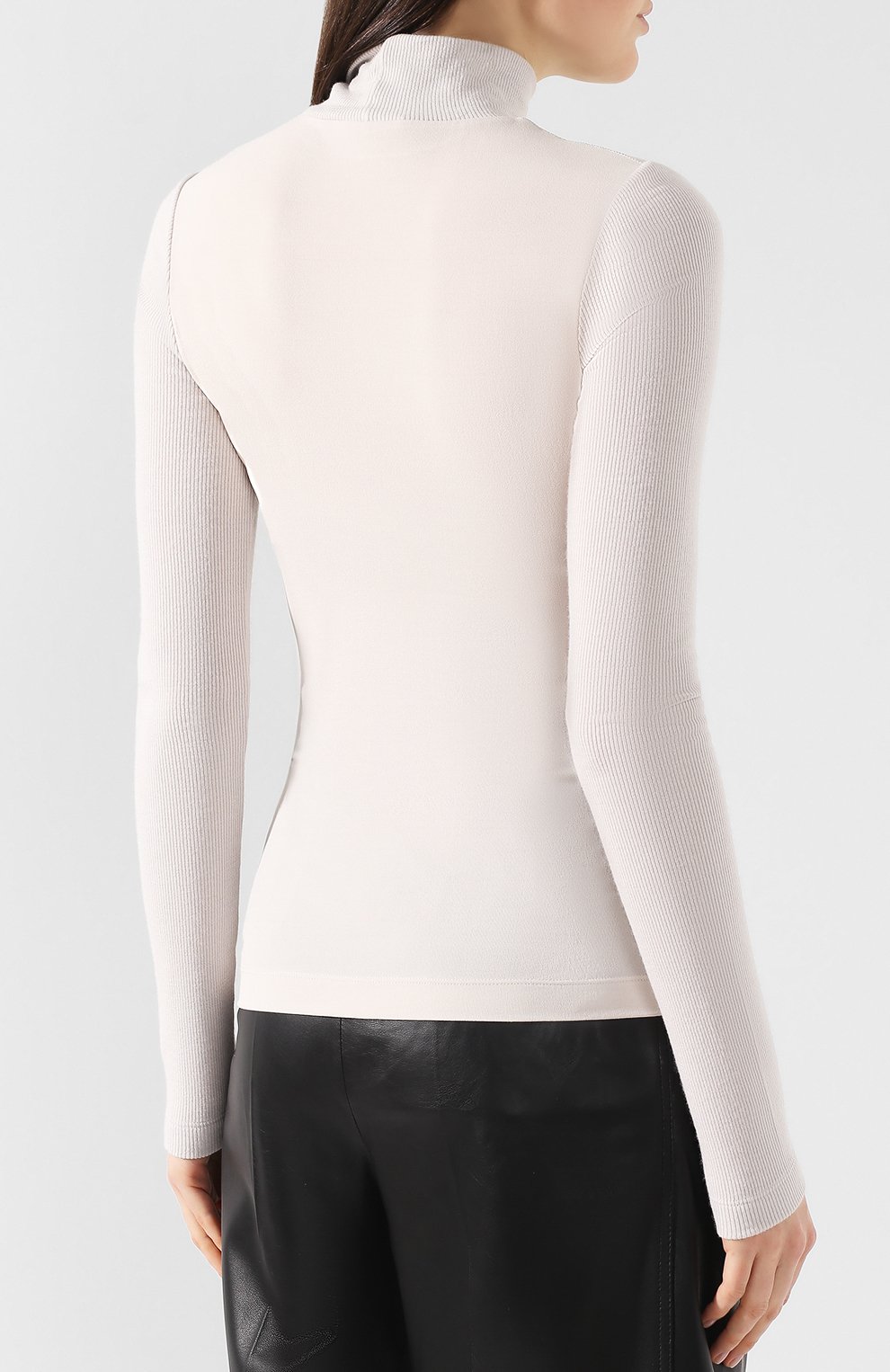 Водолазка из смеси вискозы и шерсти ALEXANDERWANG.T бежевого цвета по цене 31950 руб., арт. 4C491049B6, фото 4 Водолазка из смеси вискозы и шерсти ALEXANDERWANG.T, арт. 4C491049B6, фото 4
