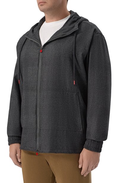 Рубашка из шерсти и хлопка KITON, арт. UMC010K0154I, фото 3