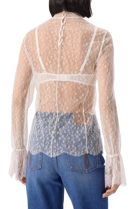 Топ Chloé CHC25SHT55398 Белый  CHC25SHT55398 Фото 4