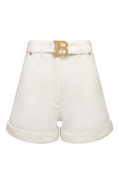 Женские хлопковые шорты BALMAIN, арт. XF1MA040/DB54