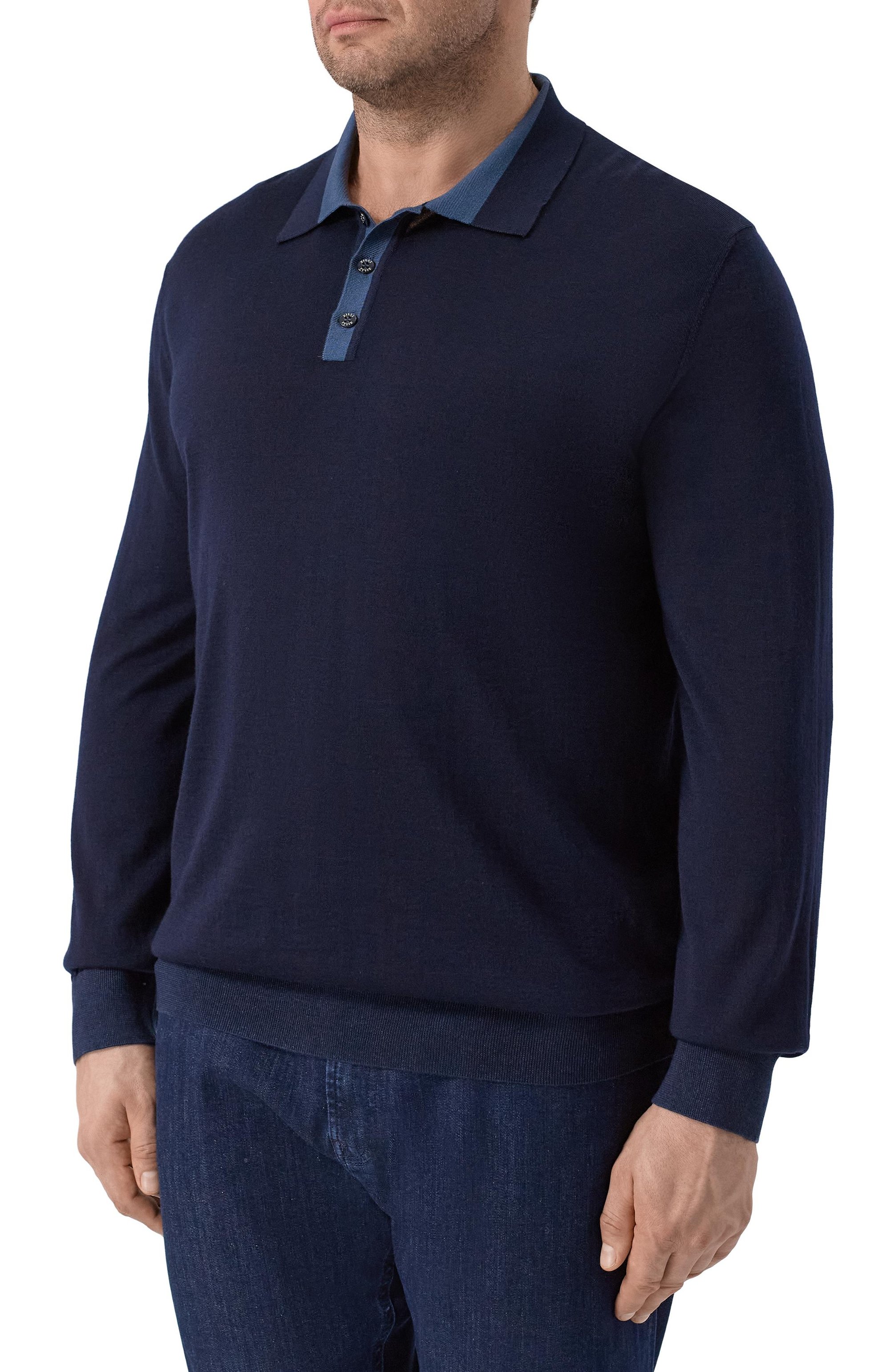 Поло из кашемира и шелка ZILLI, арт. KBP001M0342VMIC03_002, фото 3