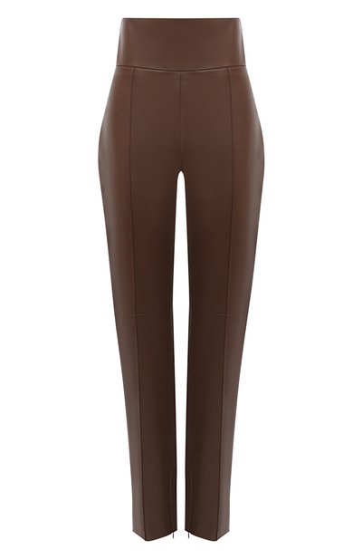Женские кожаные брюки ALEXANDRE VAUTHIER, арт. 203LPA1100 0404