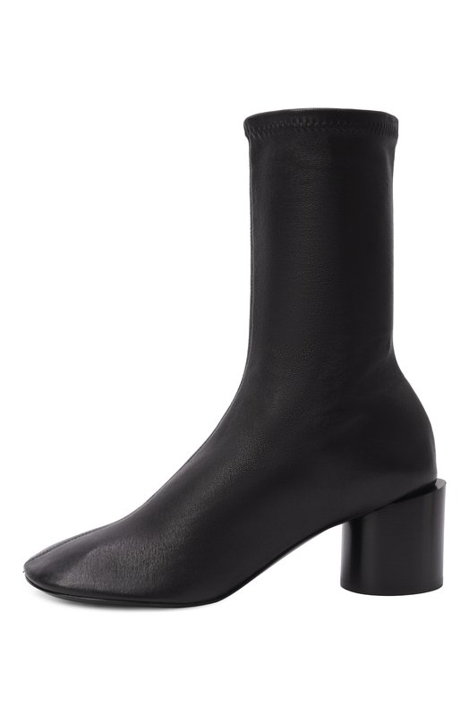 Кожаные ботильоны Jil Sander J16WU0072/P1758 Чёрный  J16WU0072/P1758 Фото 4