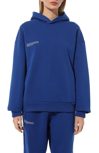 Хлопковое худи PANGAIA синего цвета по цене 16410 руб., арт. Island Hoodie, фото 3 Хлопковое худи PANGAIA, арт. Island Hoodie, фото 3