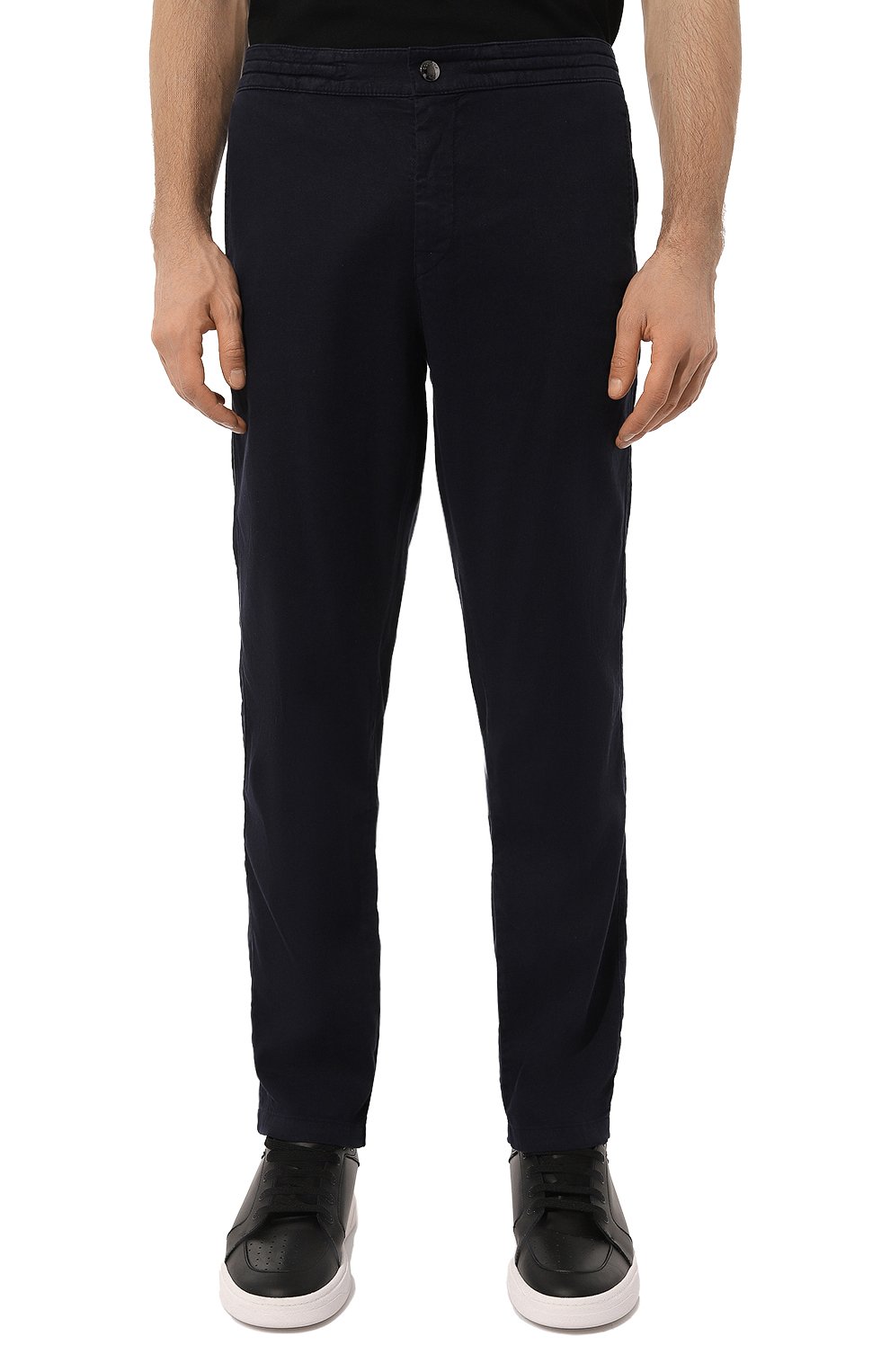 Брюки изо льна и хлопка BOGNER синего цвета по цене 30400 руб., арт. 18507335, фото 3 Брюки изо льна и хлопка BOGNER, арт. 18507335, фото 3