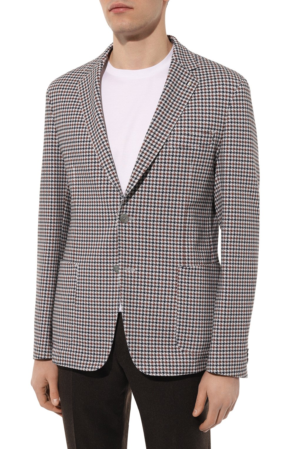 Хлопковый пиджак BOSS, арт. 50484784, фото 3