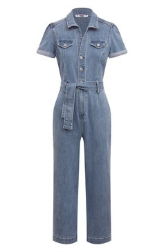 Женский джинсовый комбинезон shortsleeve anessa jumpsuit PAIGE голубого цвета, арт. 6783F46-3814 | Фото 1 (Кросс-КТ: Деним; Длина (брюки, джинсы): Стандартные; Рукава: Короткие; Случай: Повседневный; Региональные ограничения белый список (Axapta Mercury): Не проставлено; Стили: Гранж; Материал сплава: Проставлено; Нос: Не проставлено; Материал внешний: Хлопок, Деним; Драгоценные камни: Проставлено; Женское Кросс-КТ: Комбинезон-одежда)