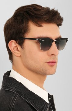 Женские солнцезащитные очки RAY-BAN черного цвета, арт. 3716-911871 | Фото 3 (Кросс-КТ: С/з-унисекс; Региональные ограничения белый список (Axapta Mercury): Не проставлено, RU; Нос: Не проставлено; Тип очков: С/з; Статус проверки: Проверено, Проверена категория; Материал сплава: Проверено; Оптика Гендер: оптика-унисекс; Очки форма: Прямоугольные)