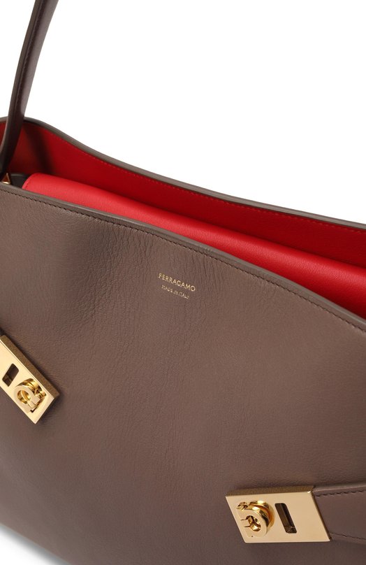 Сумка Hug large Ferragamo 219939/780516 Коричневый  219939/780516 Фото 3