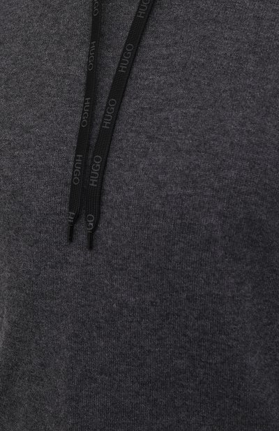 Худи из шерсти и кашемира HUGO, арт. 50464174, фото 5