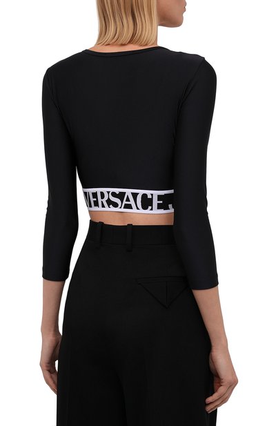 Топ VERSACE JEANS COUTURE, арт. 71HAH218-71DP218 SHINY LYCRA SUMATRA/N0008, фото 4