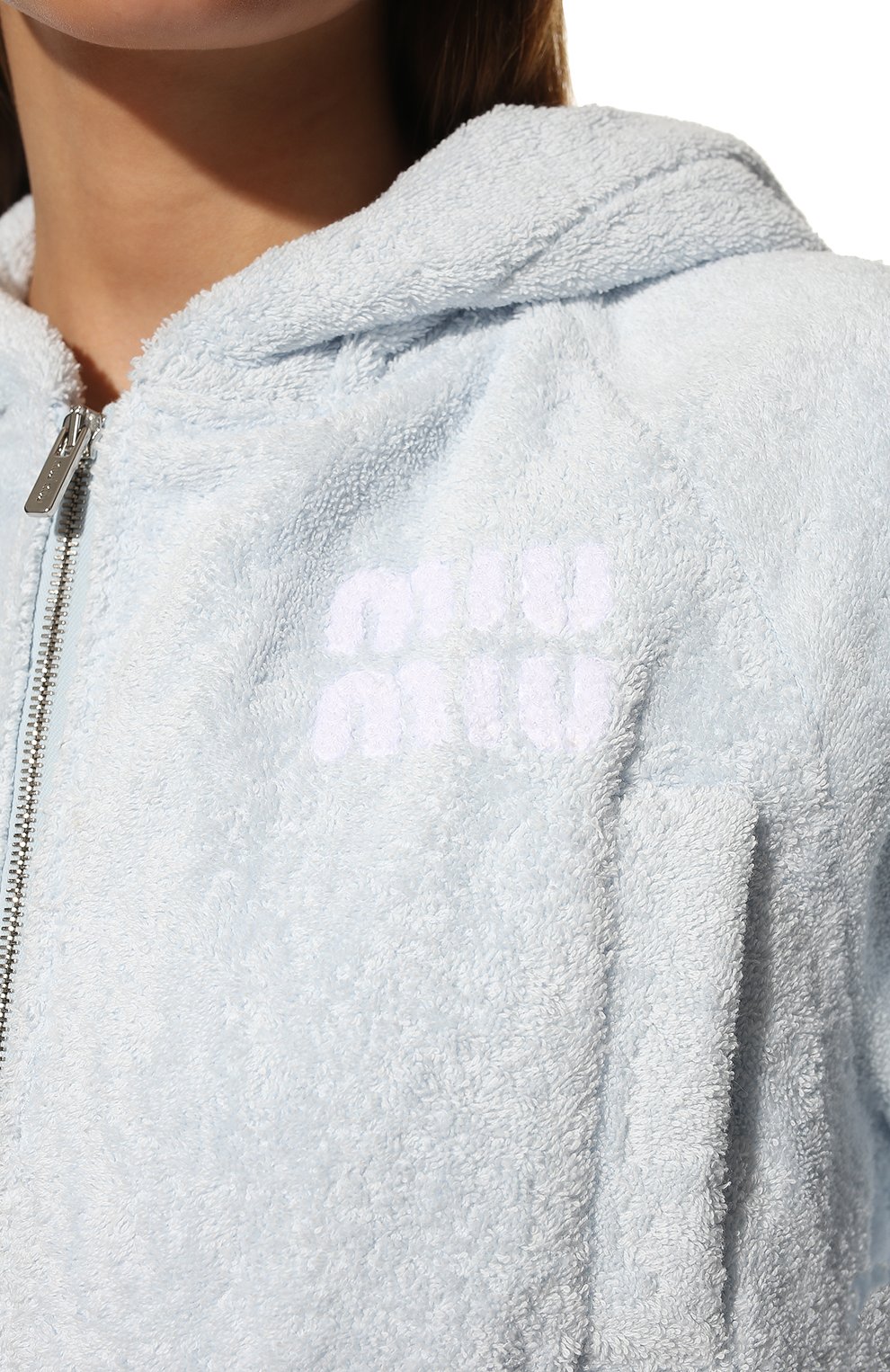 Хлопковый кардиган MIU MIU, арт. MJL827-H39-F0012, фото 5