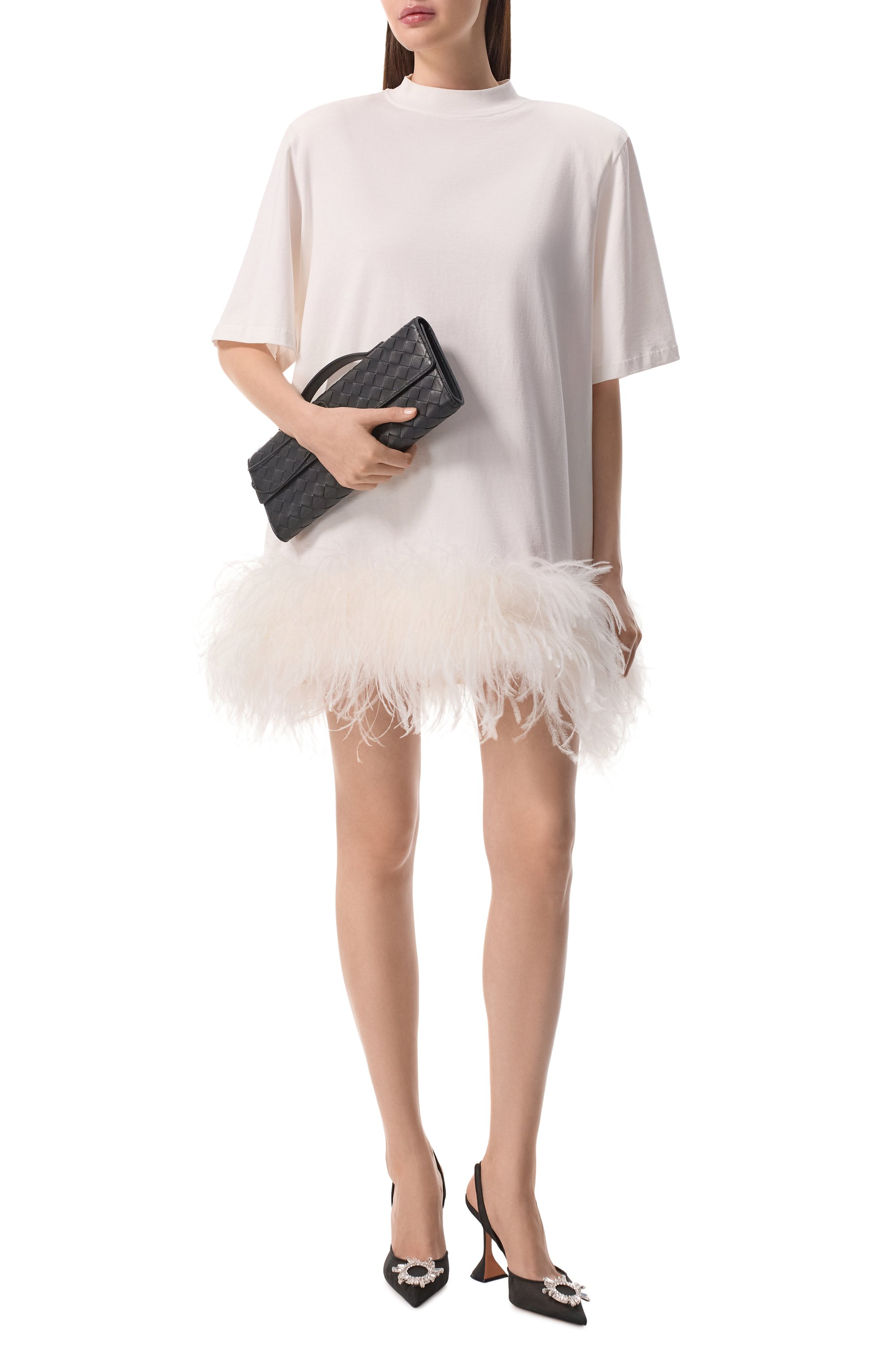 Текстильные туфли begum sling 95 AMINA MUADDI, арт. BEGUM MESH SLING 95/MESH, фото 3