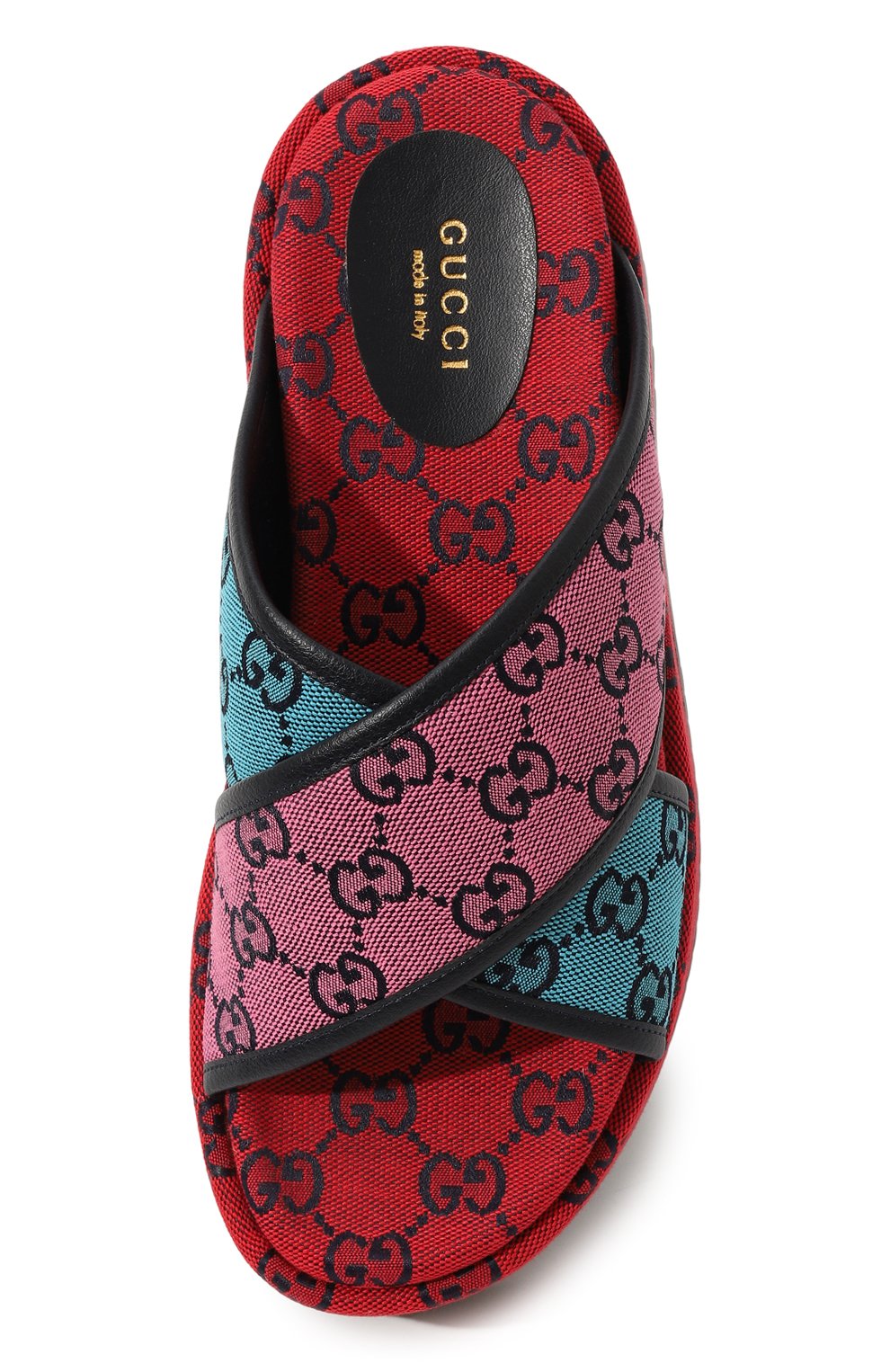 Текстильные шлепанцы GUCCI, арт. 663666 2UZU0, фото 4