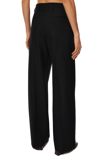 Шерстяные брюки DRIES VAN NOTEN черного цвета по цене 85200 руб., арт. 222-010971-5217, фото 4 Шерстяные брюки DRIES VAN NOTEN, арт. 222-010971-5217, фото 4
