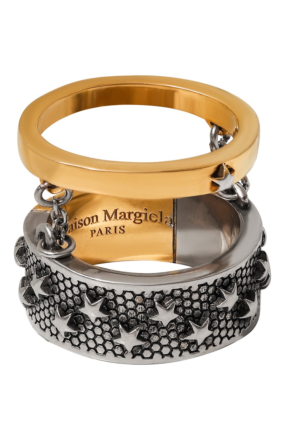 Кольцо MAISON MARGIELA серебряного цвета по цене 59800 руб., арт. SM1UQ0098 P6476, фото 1 Кольцо MAISON MARGIELA, арт. SM1UQ0098 P6476, фото 1