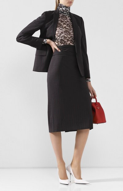 Юбка DRIES VAN NOTEN серого цвета по цене 33350 руб., арт. 201-10810-9040, фото 2 Юбка DRIES VAN NOTEN, арт. 201-10810-9040, фото 2