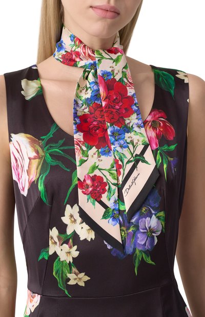 Шелковый шарф-твилли DOLCE & GABBANA, арт. FS215A/GDC5G, фото 2