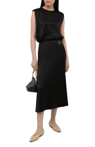 Юбка BY MALENE BIRGER черного цвета по цене 32550 руб., арт. Q69248007/C0RIS., фото 2 Юбка BY MALENE BIRGER, арт. Q69248007/C0RIS., фото 2