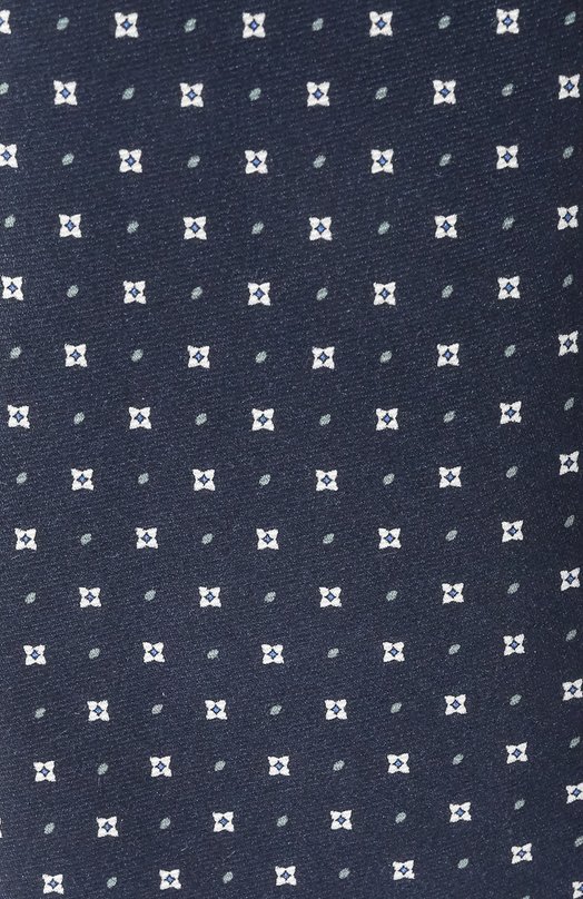 Шелковый галстук Canali 18/HS04582 Синий  18/HS04582 Фото 4