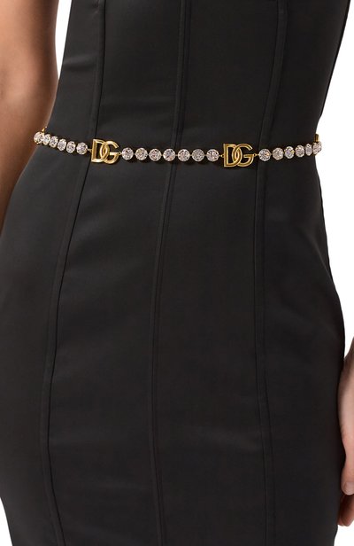 Пояс DOLCE & GABBANA золотого цвета по цене 241500 руб., арт. WL04S2/W1111, фото 2 Пояс DOLCE & GABBANA, арт. WL04S2/W1111, фото 2