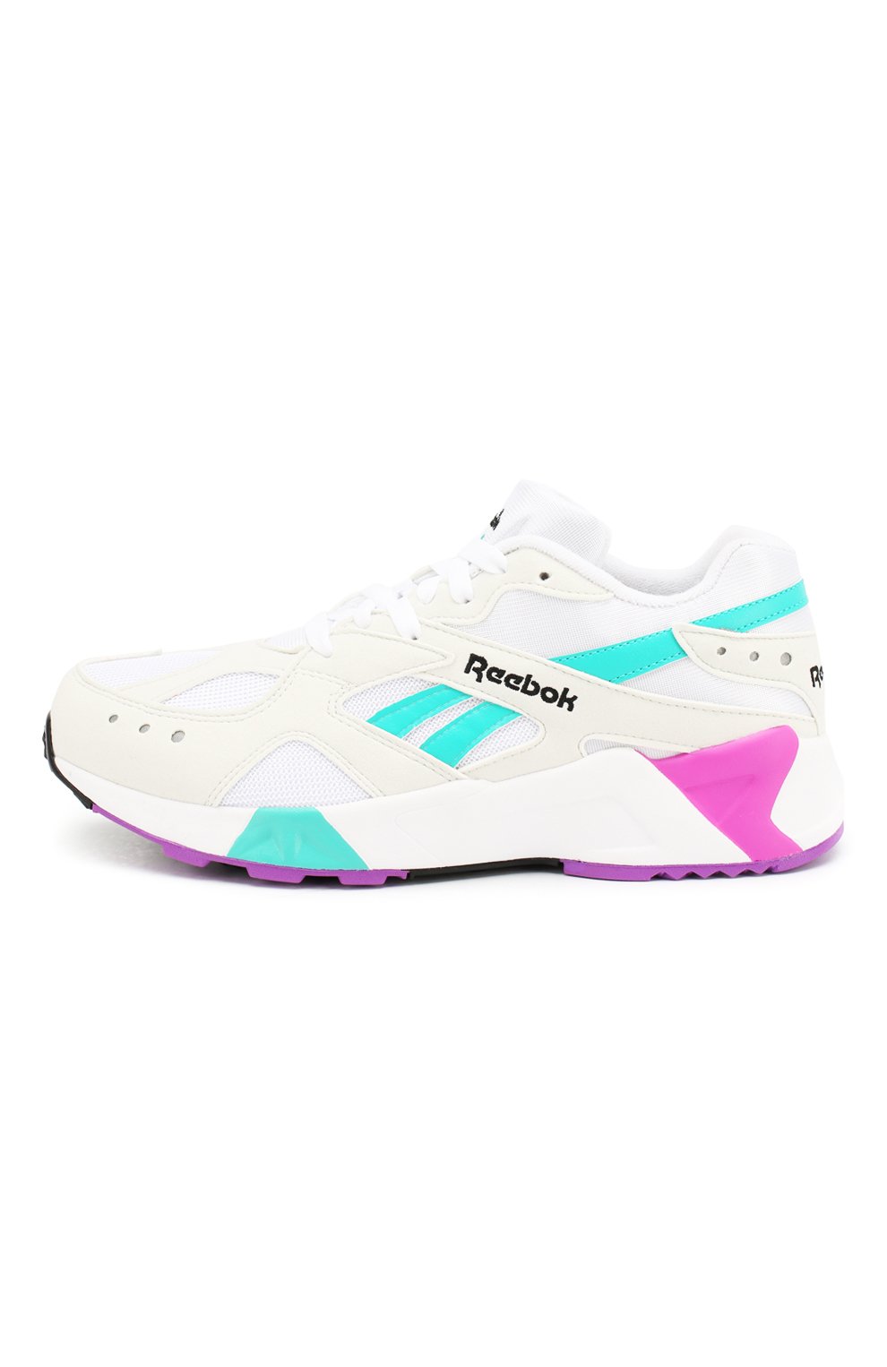Текстильные кроссовки aztrek REEBOK белого цвета по цене 7370 руб., арт. DV3747, фото 3 Текстильные кроссовки aztrek REEBOK, арт. DV3747, фото 3
