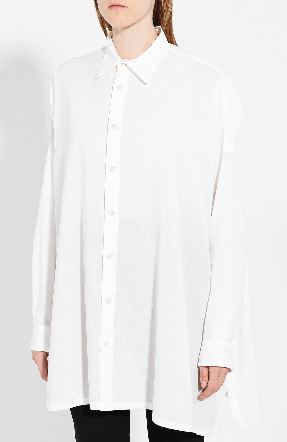 Хлопковая рубашка YOHJI YAMAMOTO, арт. YJ-B03-030, фото 3