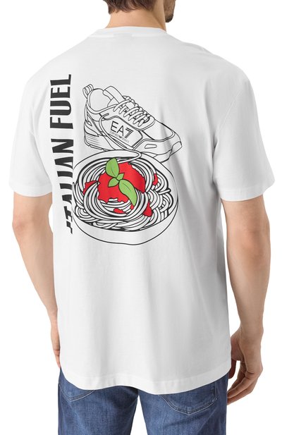 Хлопковая футболка EA7, арт. 7M000118/AF13244, фото 4