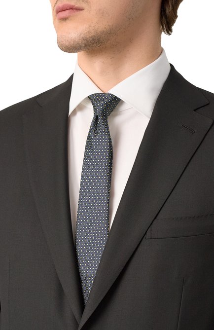 Мужской шелковый галстук CANALI, арт. 18/HJ04207
