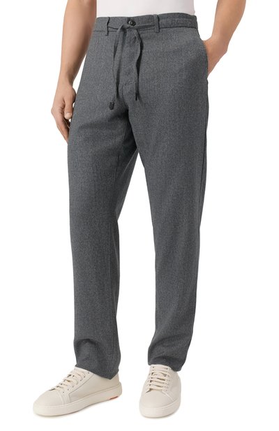 Шерстяные брюки CANALI, арт. V1659G/AR03472, фото 3