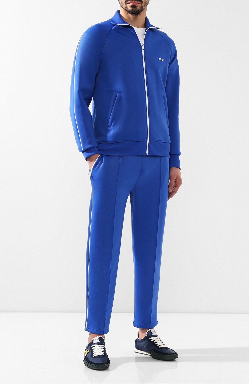 Текстильные кроссовки move KENZO темно-синего цвета по цене 25850 руб., арт. F865SN122F54, фото 2 Текстильные кроссовки move KENZO, арт. F865SN122F54, фото 2