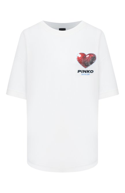 Женская хлопковая футболка PINKO, арт. 105538/A2TJ