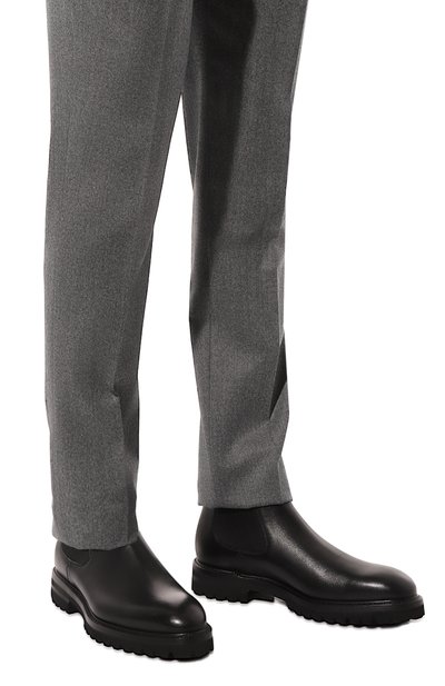 Кожаные челси W.GIBBS, арт. 7260004/B0X ANTIC FUR, фото 3