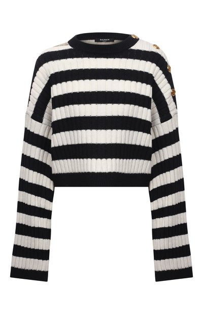 Женский шерстяной свитер BALMAIN, арт. WF0KA030/K317