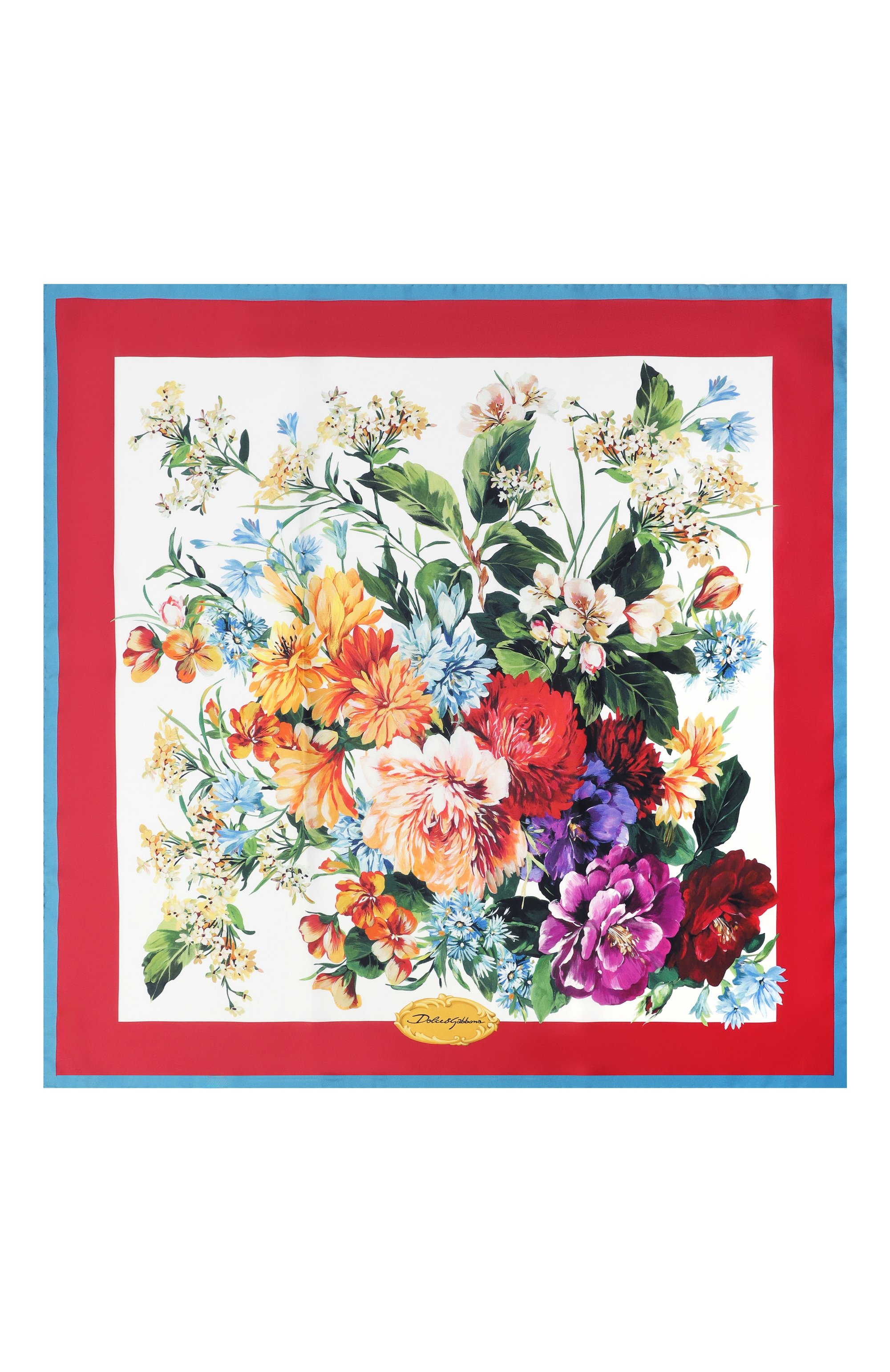 Шелковый платок DOLCE & GABBANA, арт. FN092R/GDC7B, фото 4