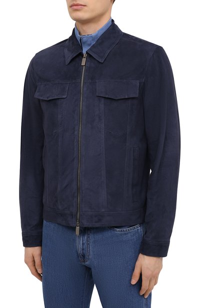 Замшевая куртка CANALI, арт. 070284/LE00145, фото 3