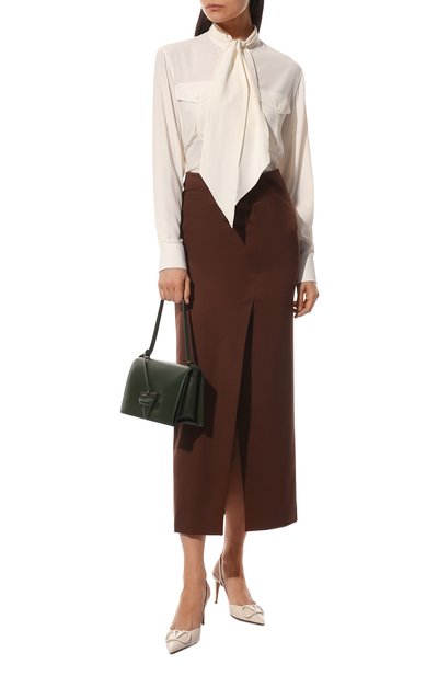 Шерстяная юбка VALENTINO, арт. XB3RA8H06W5, фото 2