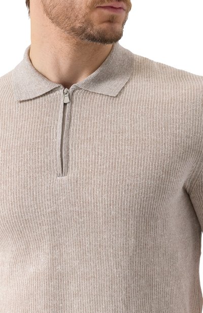 Поло изо льна и хлопка GRAN SASSO, арт. 57172/18647, фото 5