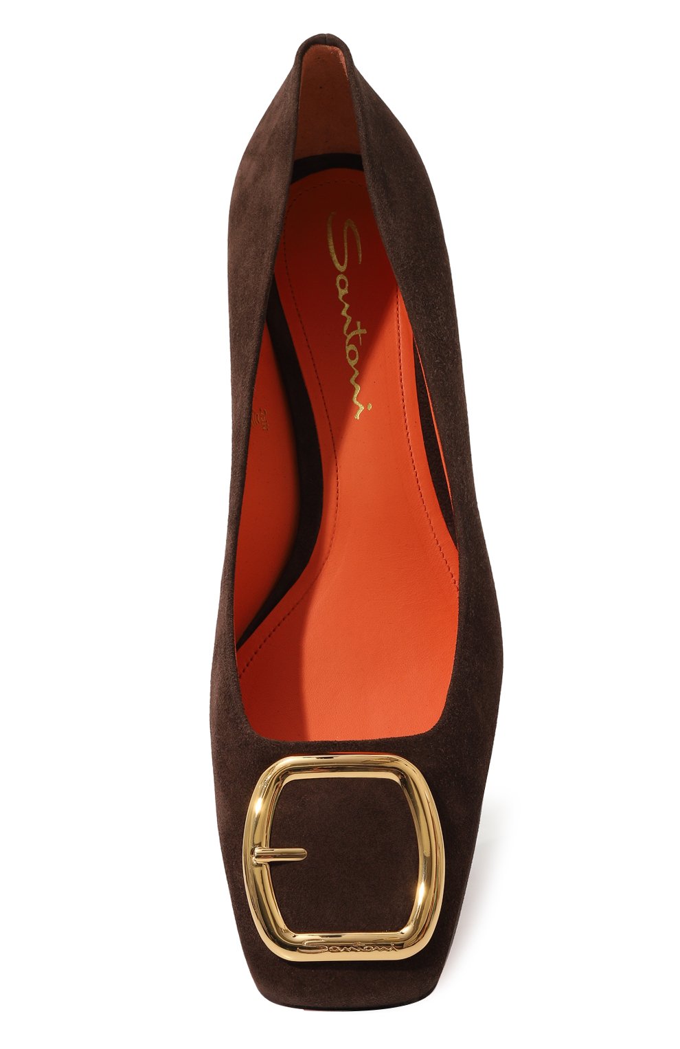 Замшевые туфли SANTONI, арт. WDMN70109HI2BMGDN01, фото 6