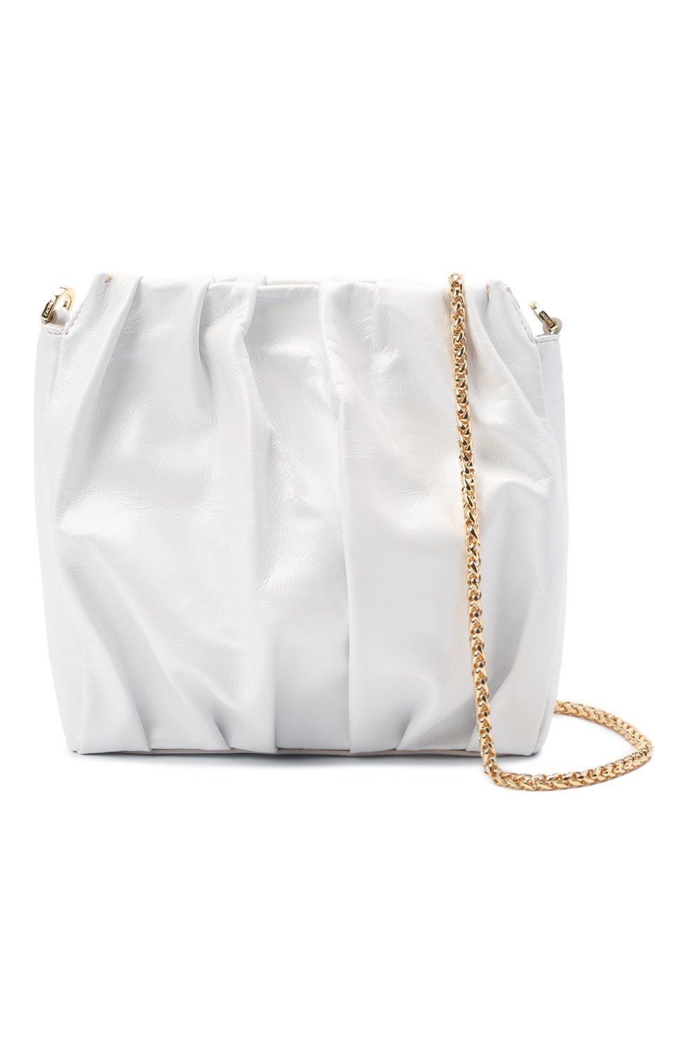 Сумка vague ELLEME белого цвета по цене 37150 руб., арт. SQUARE/VAGUE PEARL LEATHER, фото 5 Сумка vague ELLEME, арт. SQUARE/VAGUE PEARL LEATHER, фото 5