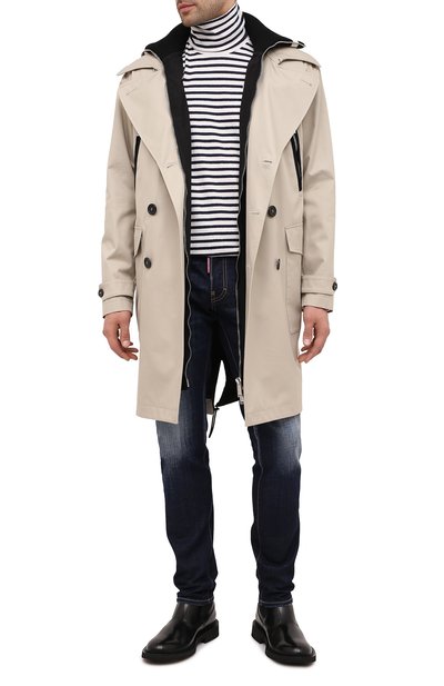 Водолазка из хлопка и льна DSQUARED2, арт. S74GD0767/S23717, фото 2